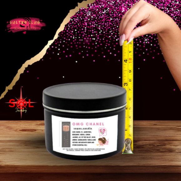 OMG CHANEL! 7 Oz Vegan Candle - Picture 3 of 4